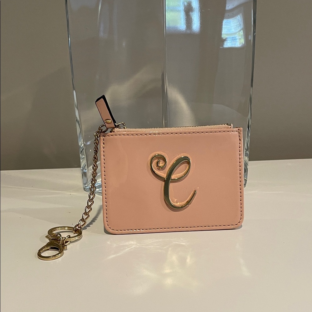 Aldo Pink Coin purse w/Monogram **FINAL OFFER**